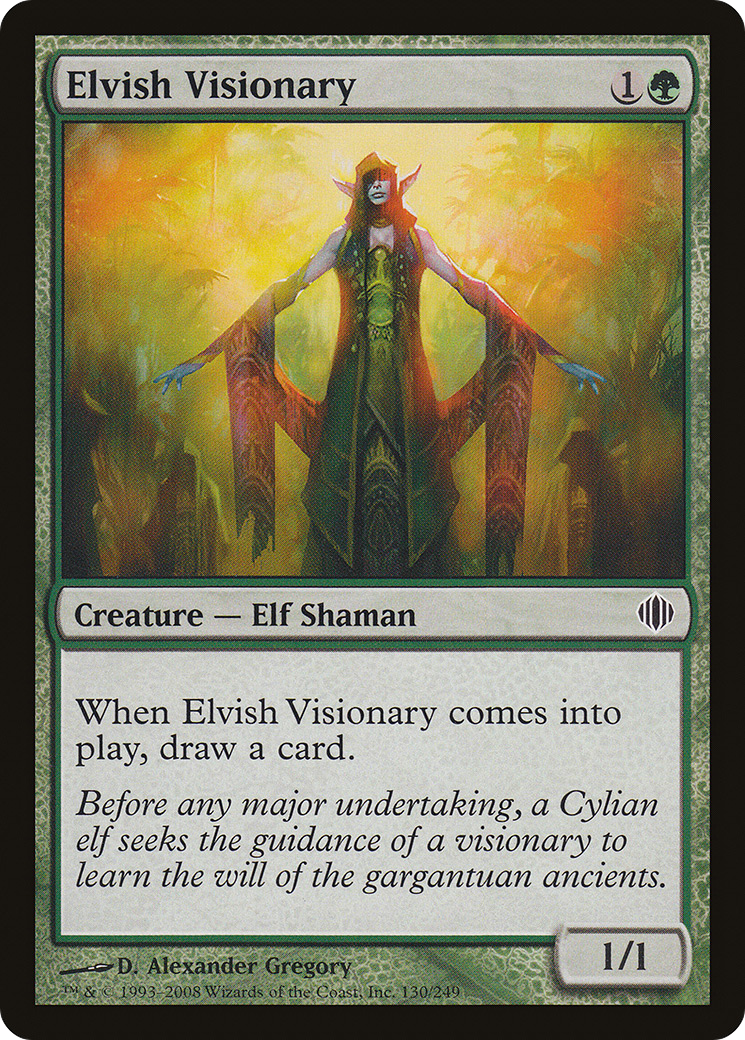 Elvish Visionary [Shards of Alara] Foil
