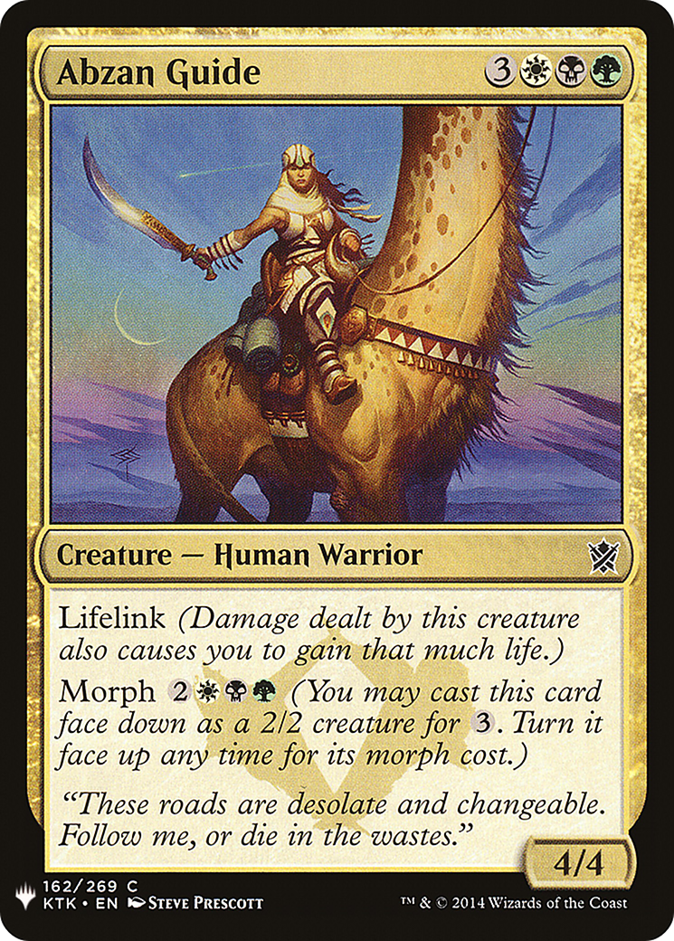 Abzan Guide |  (KTK-162) [The List]