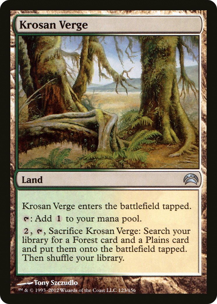 Krosan Verge (123) [Planechase 2012]  Foil