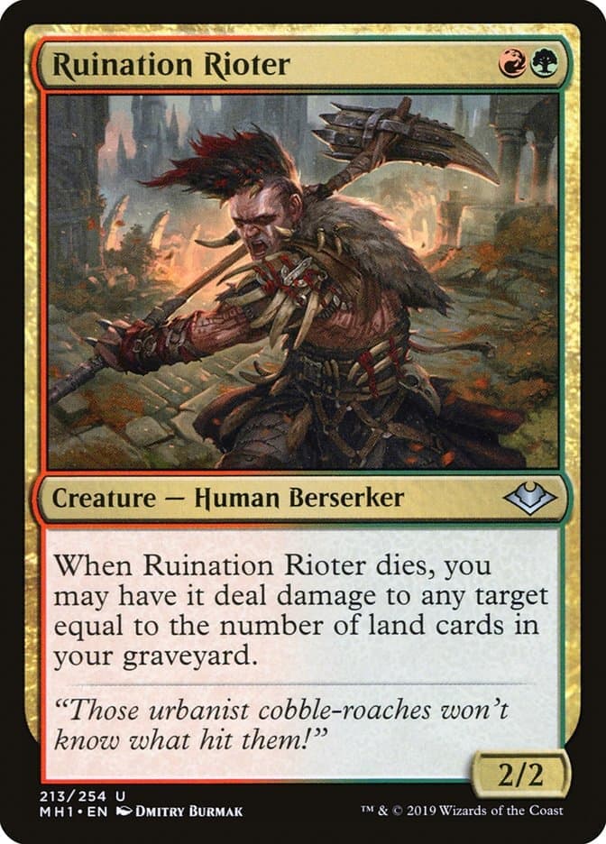 Ruination Rioter [Modern Horizons] Foil