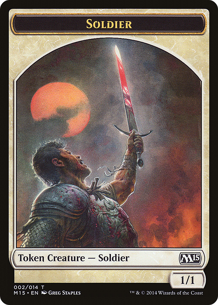 Soldier (TM15-002) - Magic 2015 Tokens