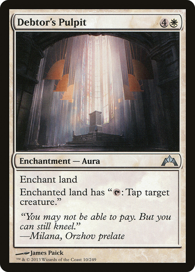 Debtor's Pulpit [Gatecrash] Foil
