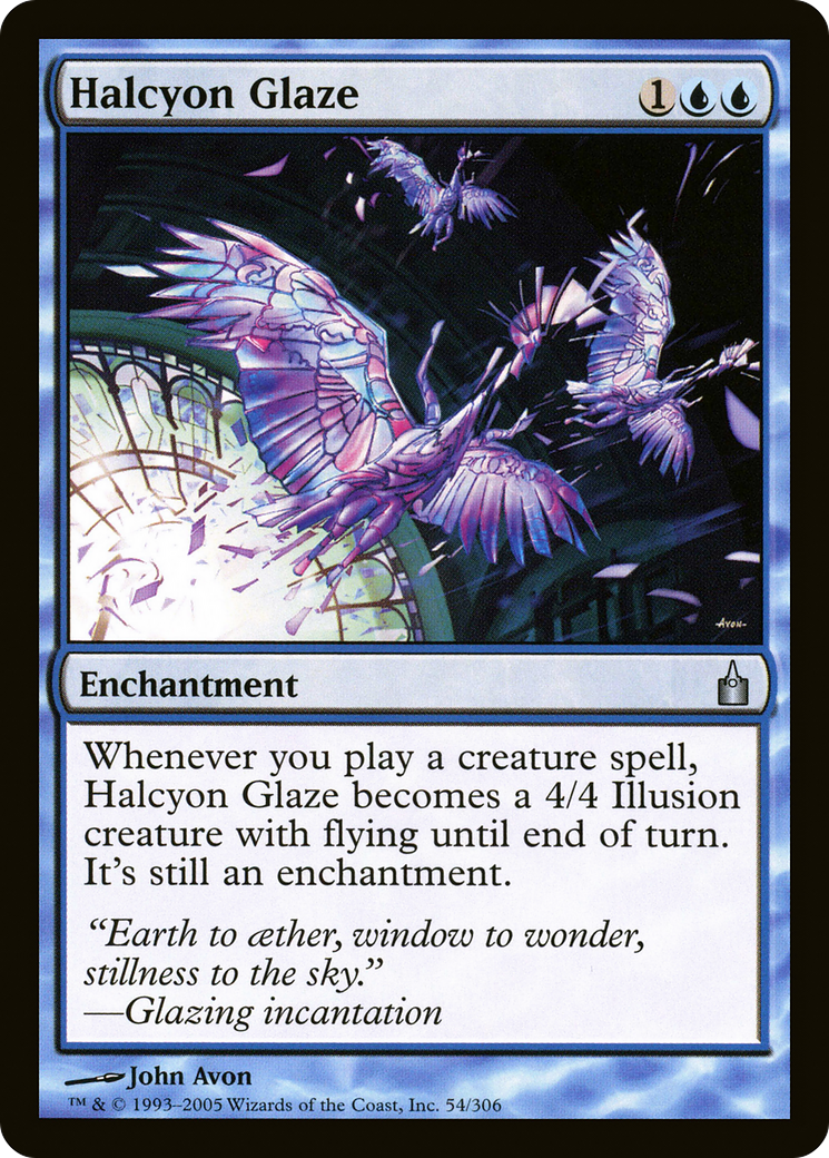 Halcyon Glaze [Ravnica: City of Guilds] Foil