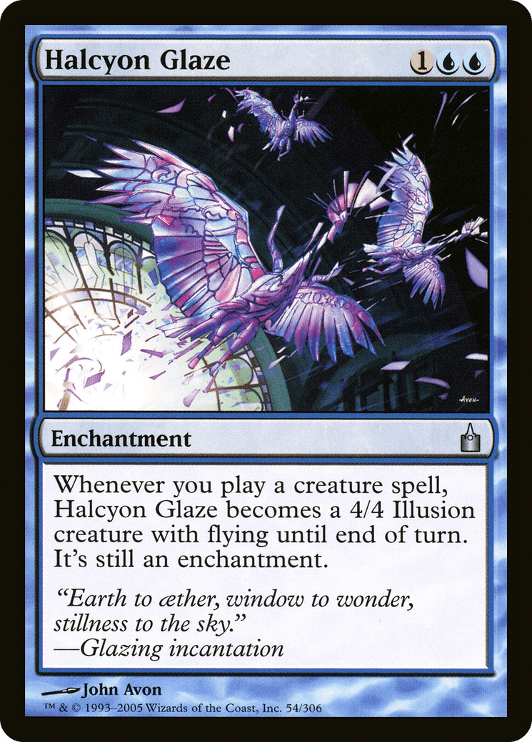 Halcyon Glaze [Ravnica: City of Guilds] Foil