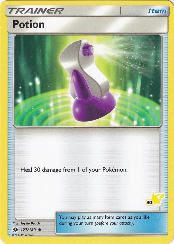 Potion - Pikachu Stamped 40 127/149 (Battle Academy) 