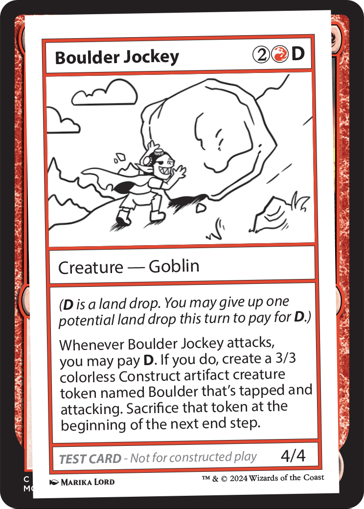 Boulder Jockey [Mystery Booster 2 Playtest Cards]