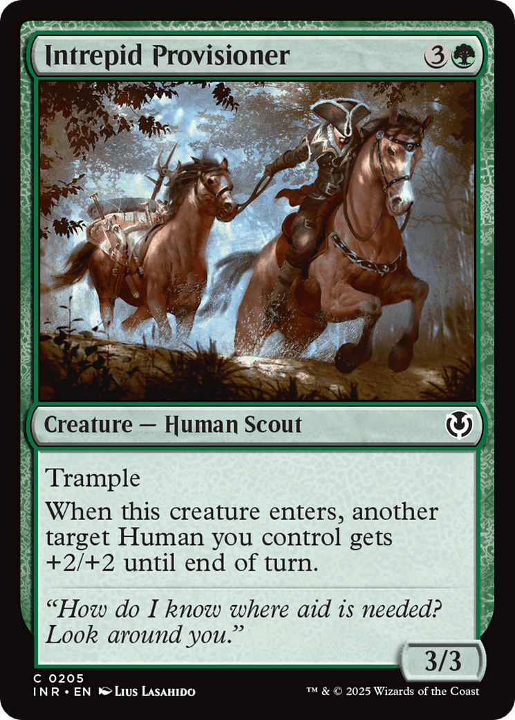 Intrepid Provisioner (-205) [Innistrad Remastered]  Foil