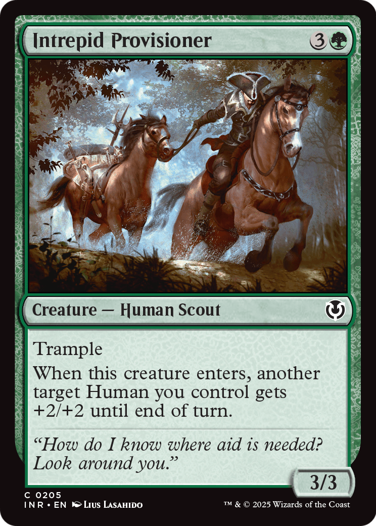 Intrepid Provisioner (-205) [Innistrad Remastered]
