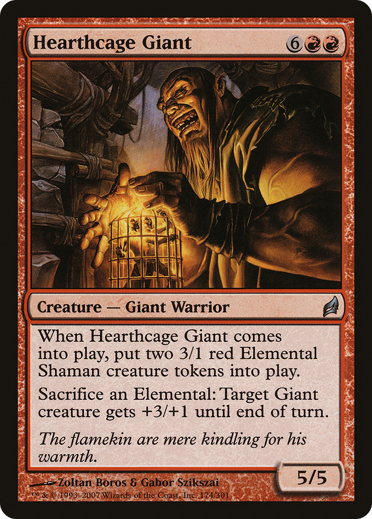 Hearthcage Giant [Lorwyn] Foil