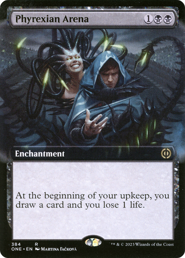 Phyrexian Arena (Extended Art) [Phyrexia: All Will Be One] Foil