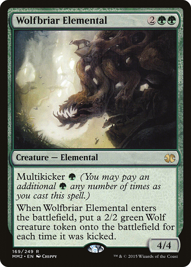 Wolfbriar Elemental [Modern Masters 2015] Foil