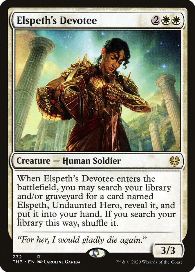 Elspeth's Devotee 272/254 (Theros Beyond Death) 