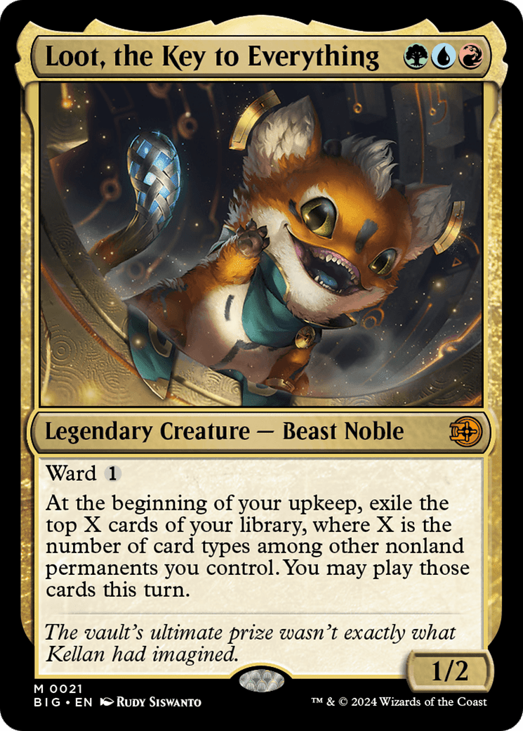 Loot, the Key to Everything [Outlaws of Thunder Junction: The Big Score] Foil