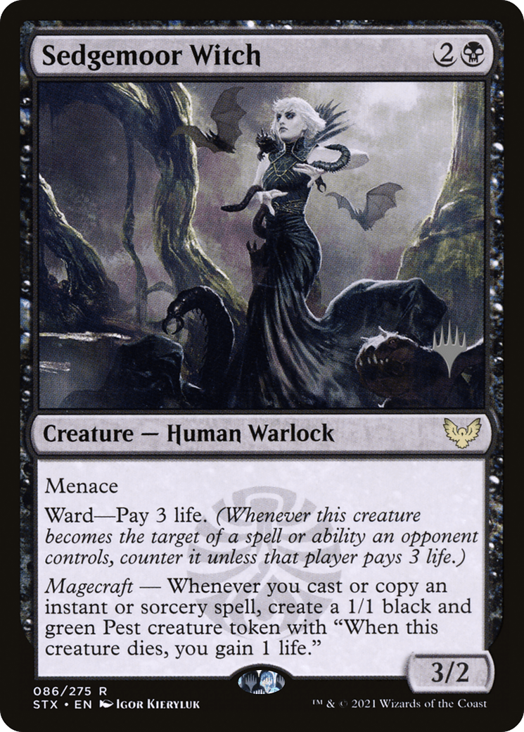Sedgemoor Witch (Promo Pack) [Strixhaven: School of Mages Promos]