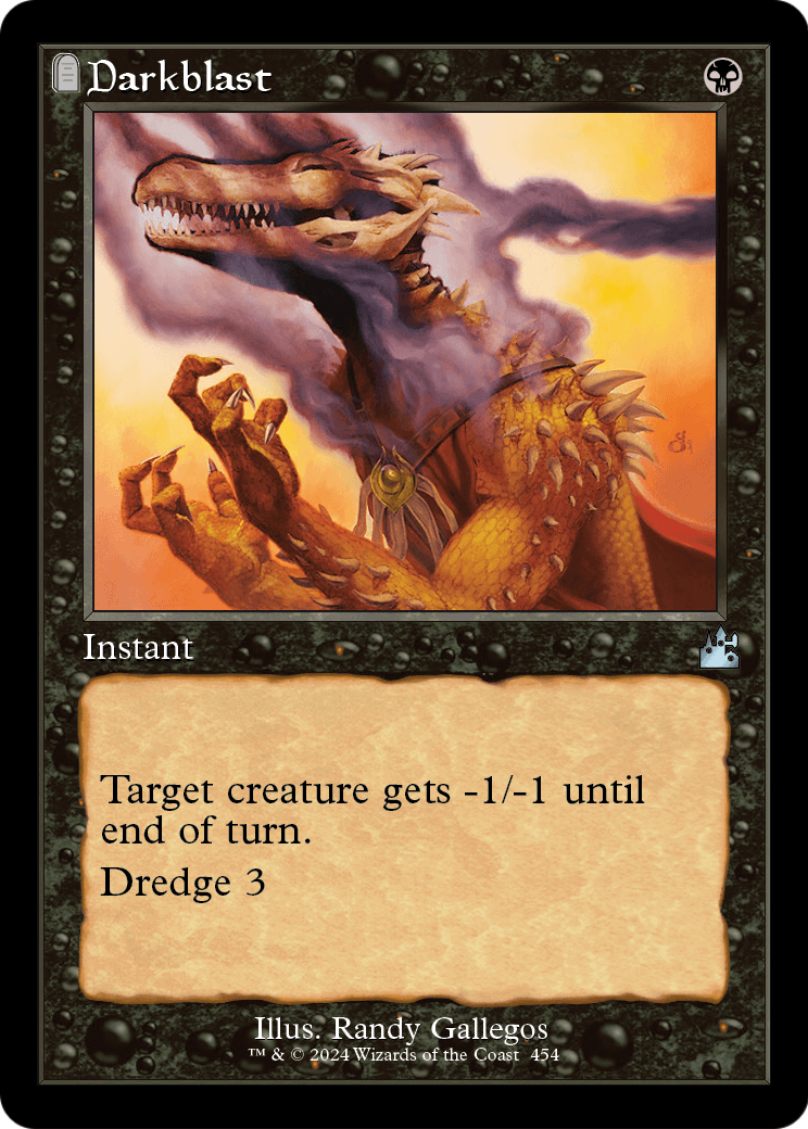 Darkblast (Retro Frame) [Ravnica Remastered] Foil