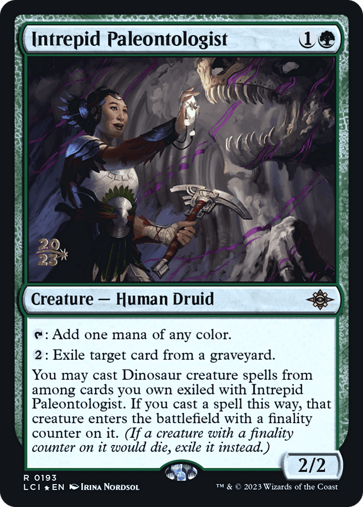 Intrepid Paleontologist [The Lost Caverns of Ixalan Prerelease Cards]