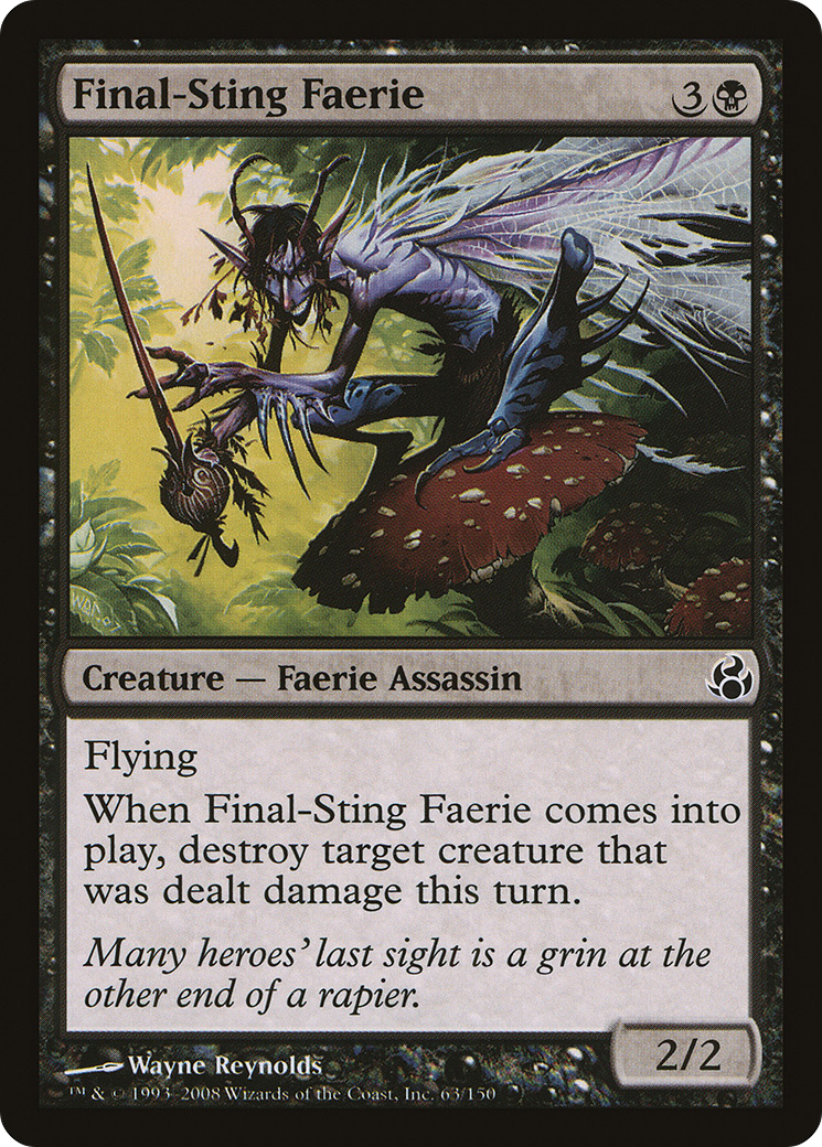 Final-Sting Faerie [Morningtide] Foil