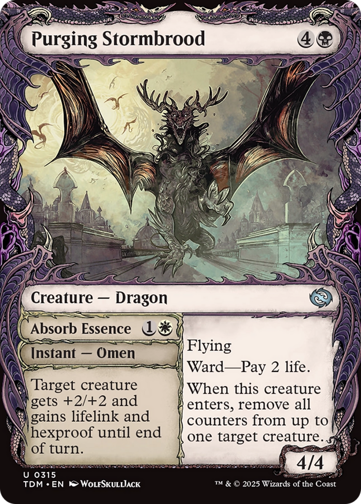 Purging Stormbrood (Showcase) (315) [Tarkir: Dragonstorm]  Foil