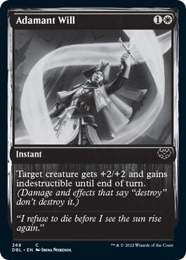Adamant Will 268/534 (Innistrad: Double Feature)  - Foil