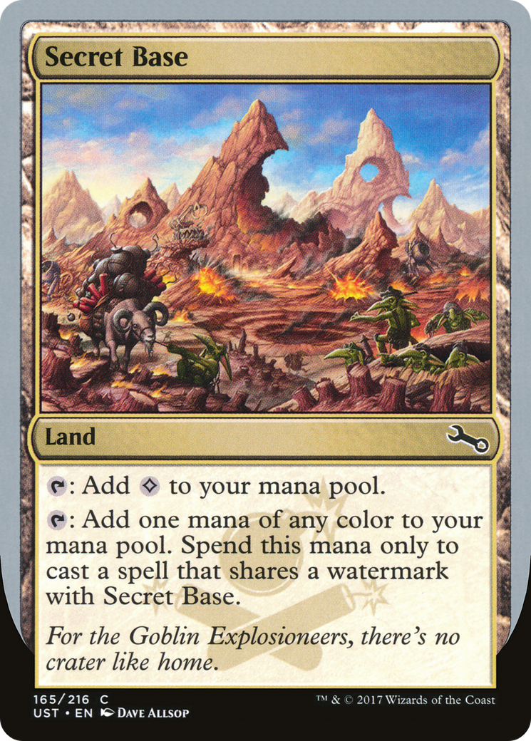 Secret Base (Dave Allsop) [Unstable] Foil