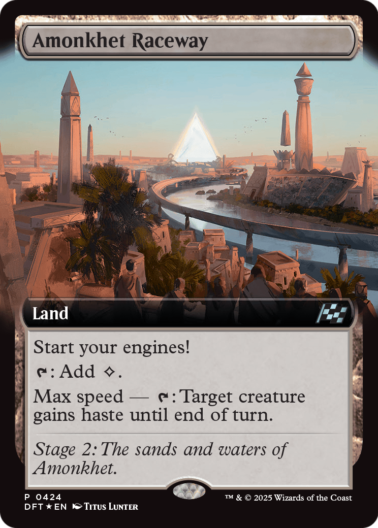 Amonkhet Raceway (Extended Art) |  Foil (424) [Aetherdrift]