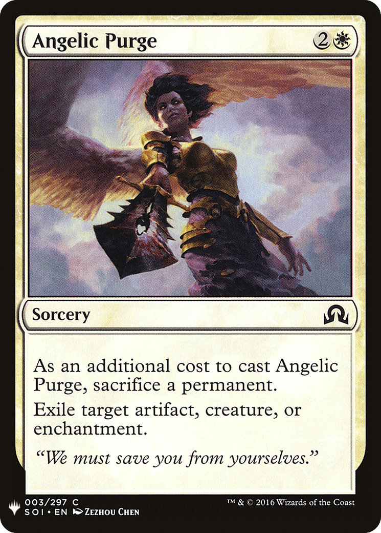 Angelic Purge |  (SOI-3) [The List]