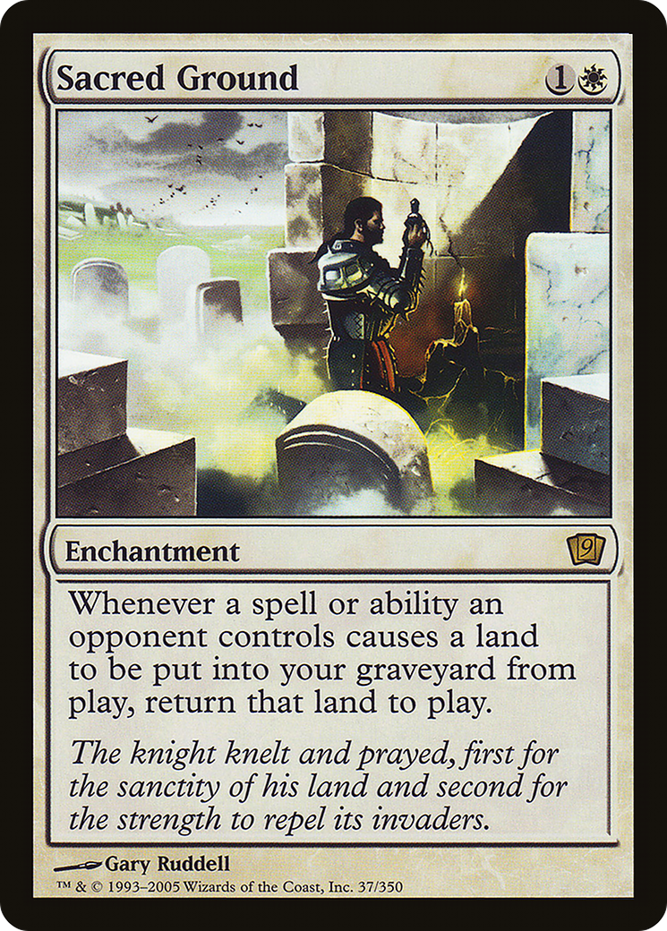 Sacred Ground [Ninth Edition] Foil