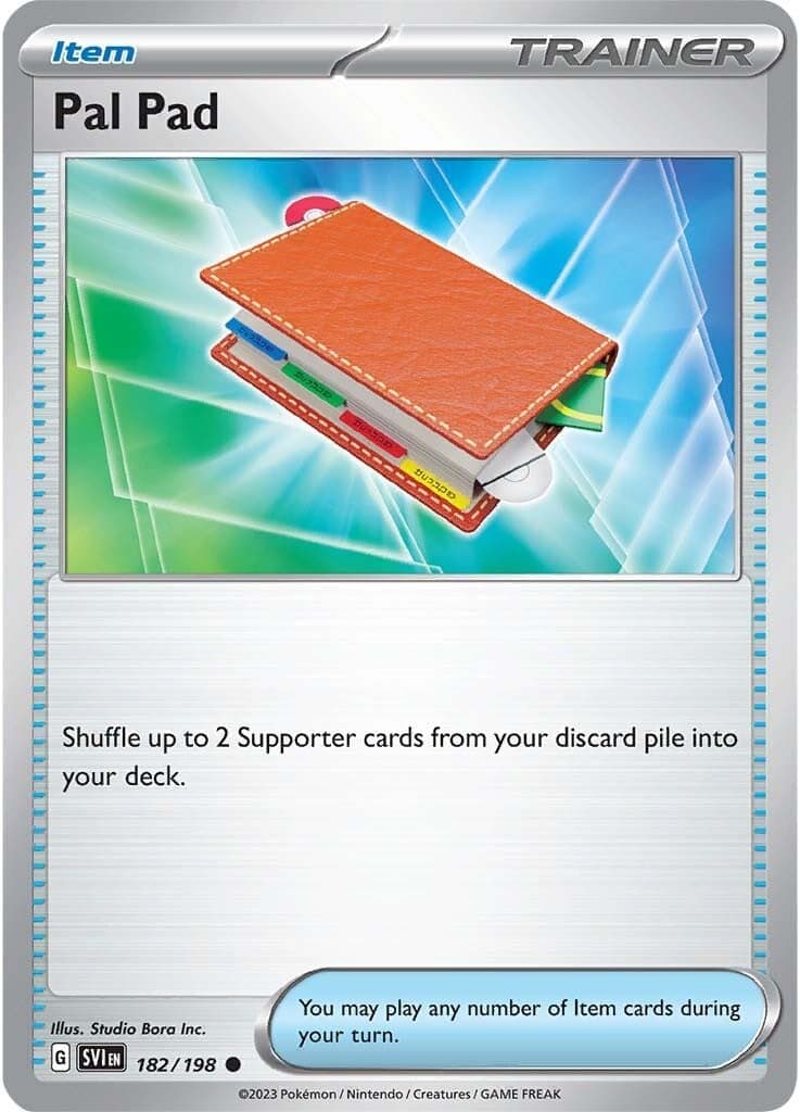 Pal Pad 182- SV01 Scarlet & Violet Base Set Reverse Holofoil