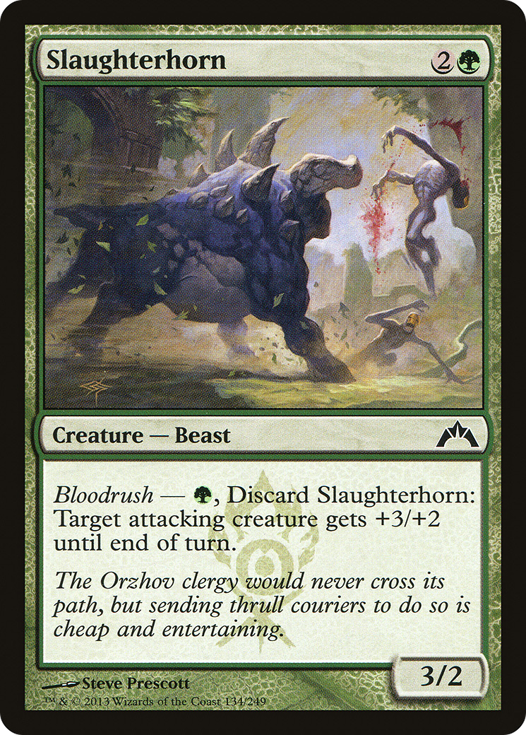 Slaughterhorn [Gatecrash] Foil