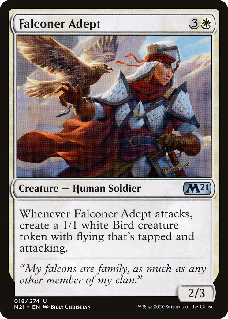 Falconer Adept [Core Set 2021] Foil