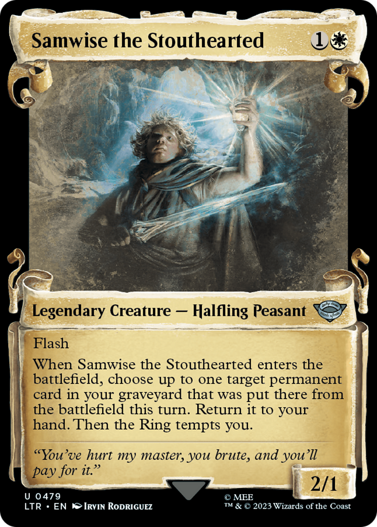 Samwise the Stouthearted [The Lord of the Rings: Tales of Middle-Earth Showcase Scrolls] Foil