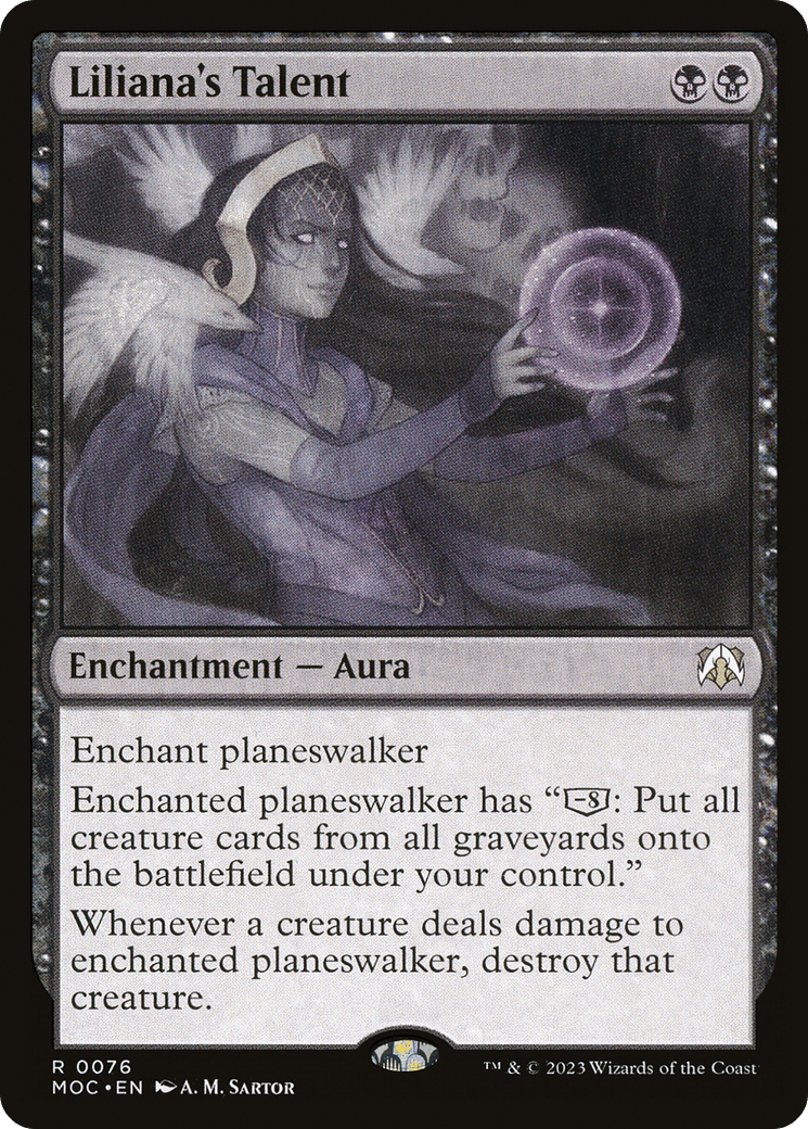 Liliana's Talent [March of the Machine Commander] Foil