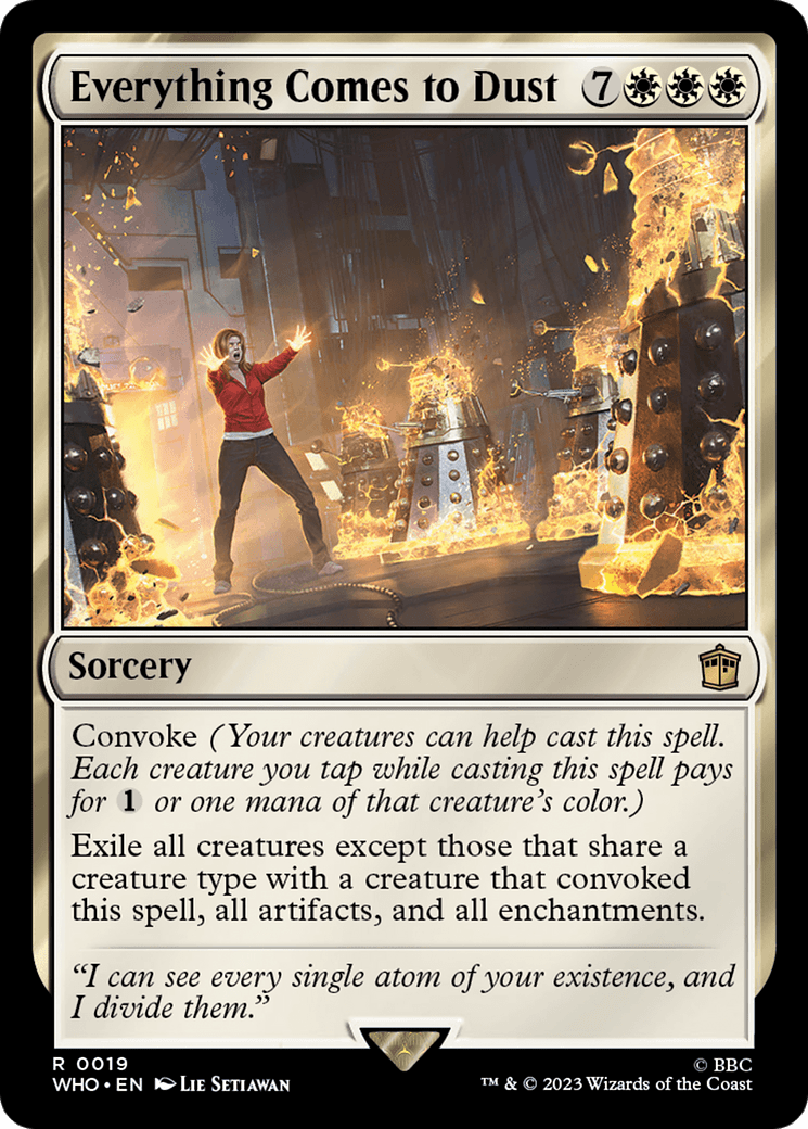 Everything Comes to Dust [Doctor Who] Foil