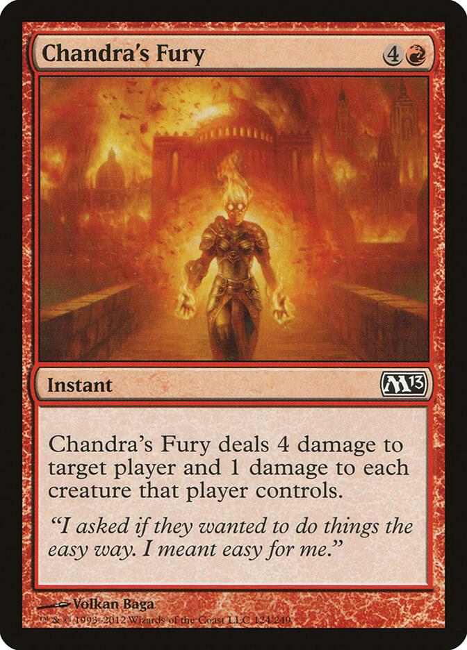 Chandra's Fury 124/249 (Magic 2013 (M13)) 
