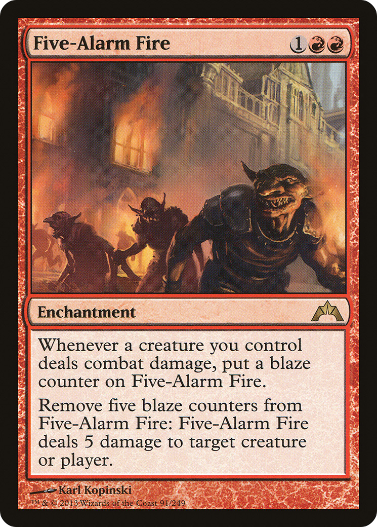 Five-Alarm Fire [Gatecrash] Foil