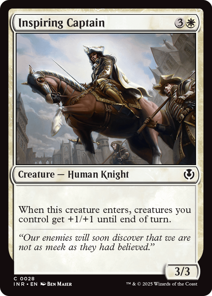 Inspiring Captain (-028) [Innistrad Remastered]
