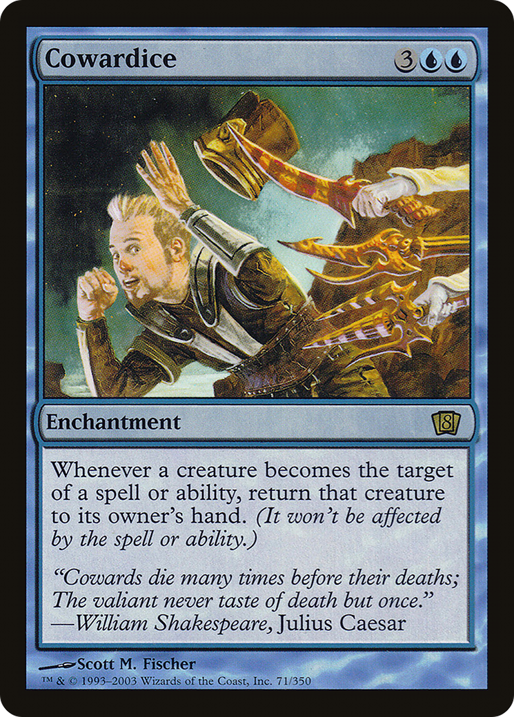 Cowardice [Eighth Edition] Foil