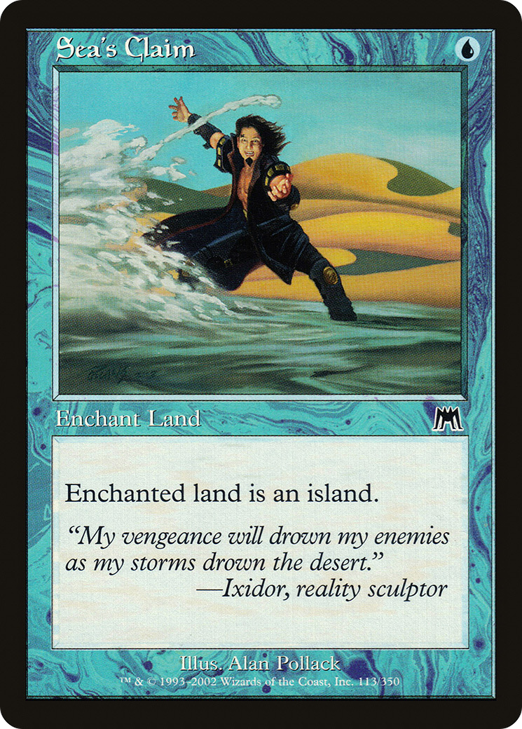 Sea's Claim [Onslaught] Foil