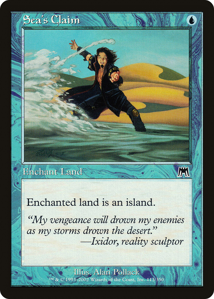 Sea's Claim [Onslaught] Foil
