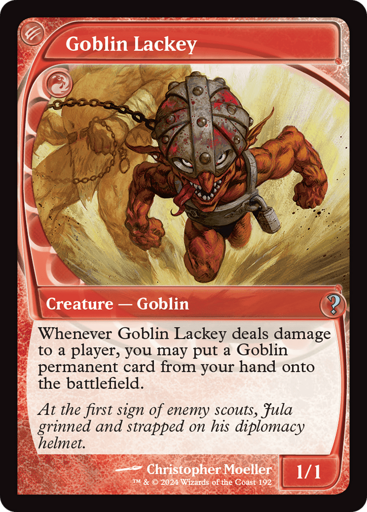 Goblin Lackey (Future Sight) [Mystery Booster 2] Foil