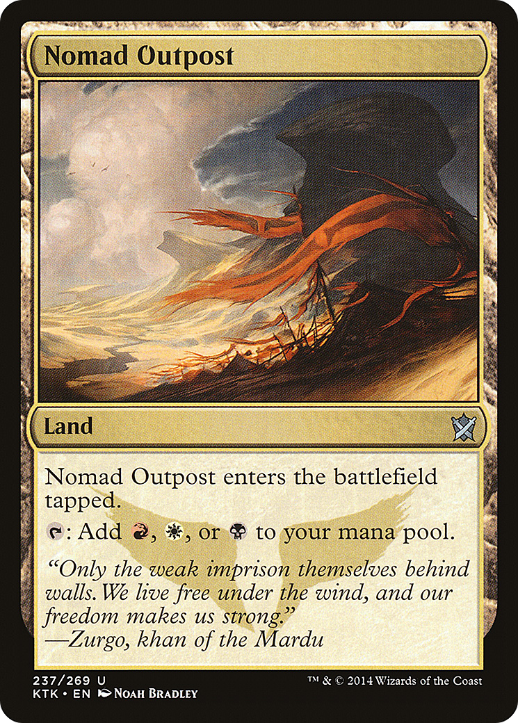 Nomad Outpost [Khans of Tarkir] Foil