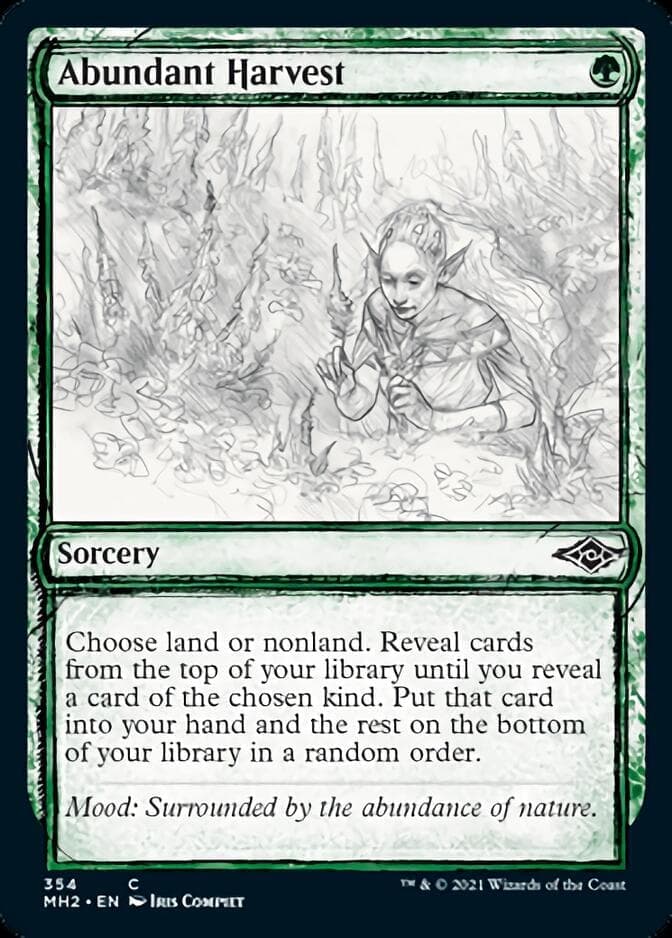 Abundant Harvest (Sketch) [Modern Horizons 2] Foil