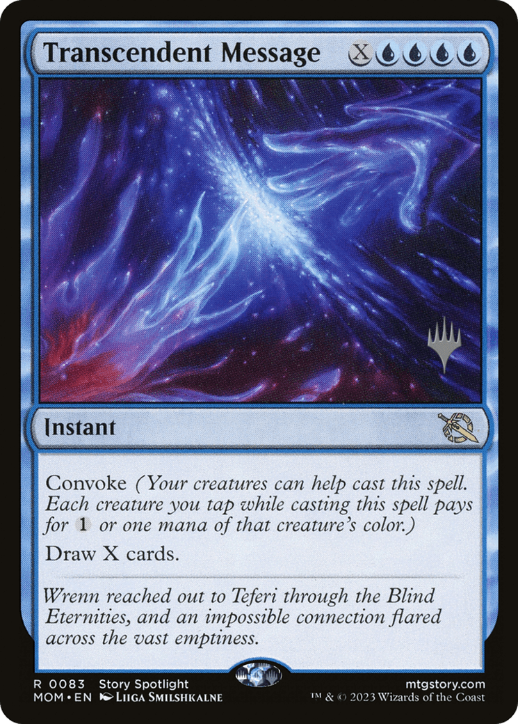 Transcendent Message (Promo Pack) [March of the Machine Promos] Foil