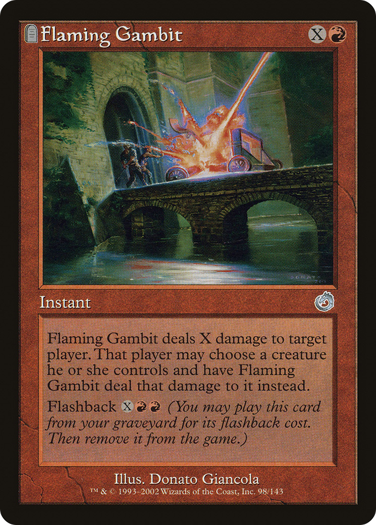 Flaming Gambit [Torment] Foil