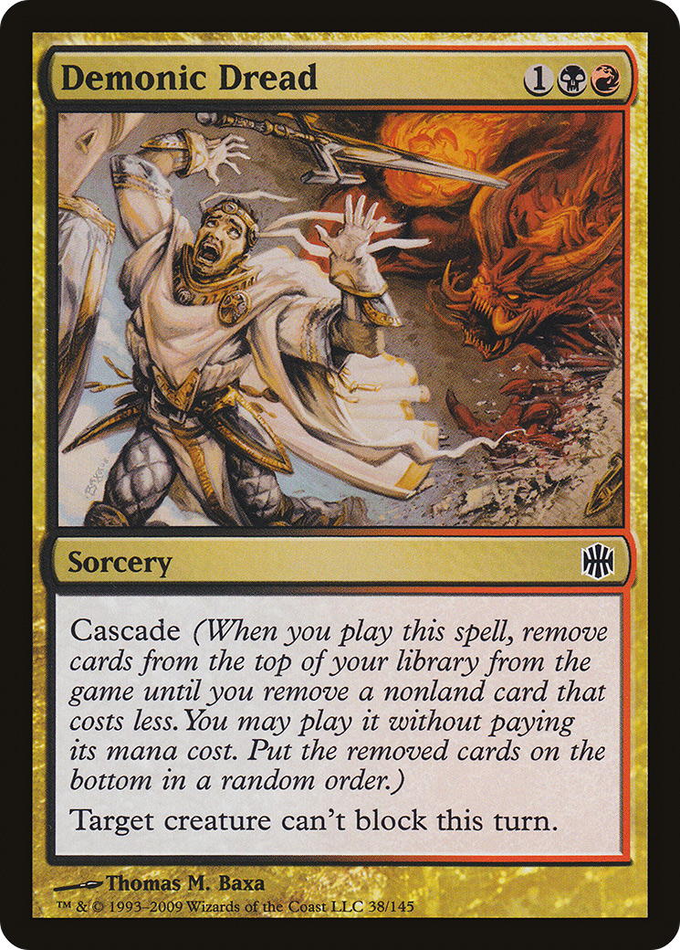 Demonic Dread [Alara Reborn] Foil