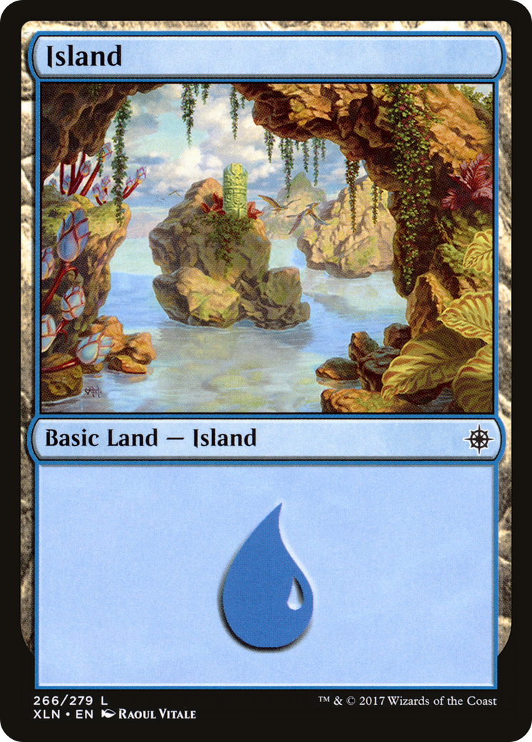Island (266) [Ixalan] Foil