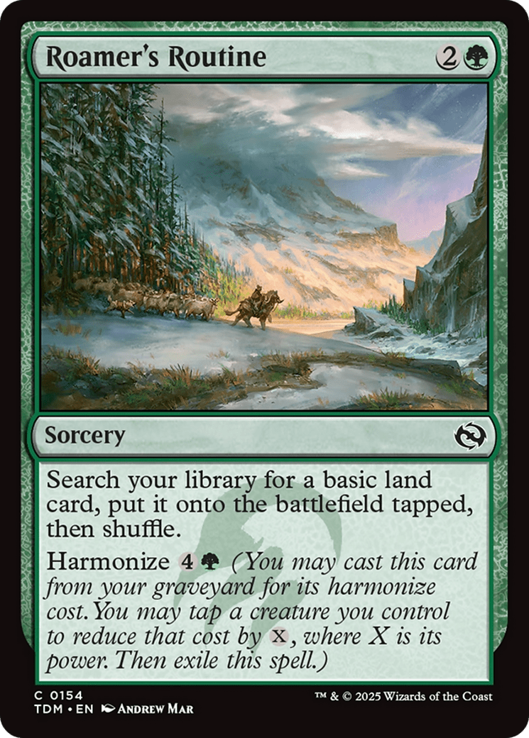 Roamer's Routine (154) [Tarkir: Dragonstorm]  Foil