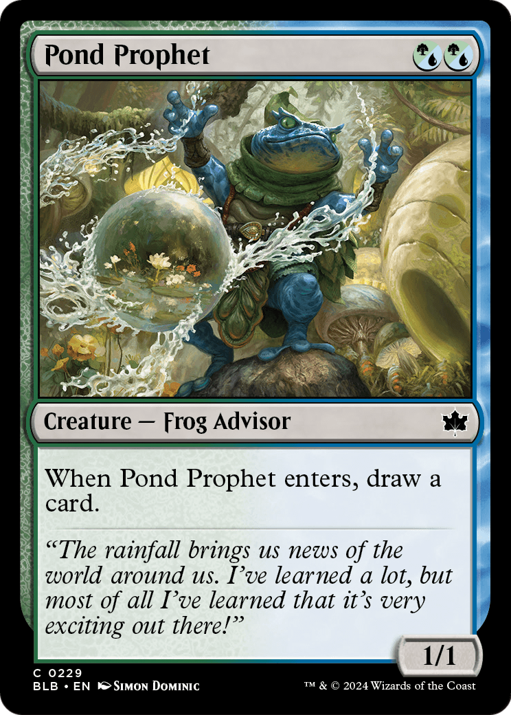 Pond Prophet [Bloomburrow] Foil