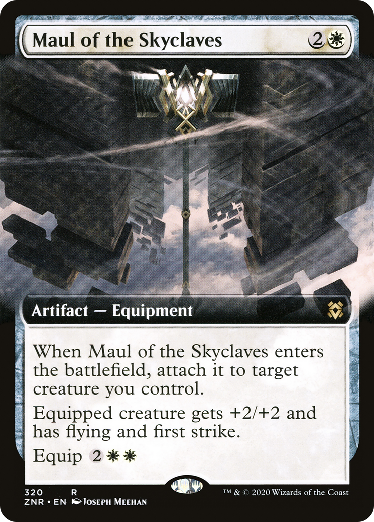 Maul of the Skyclaves (Extended Art) [Zendikar Rising] Foil