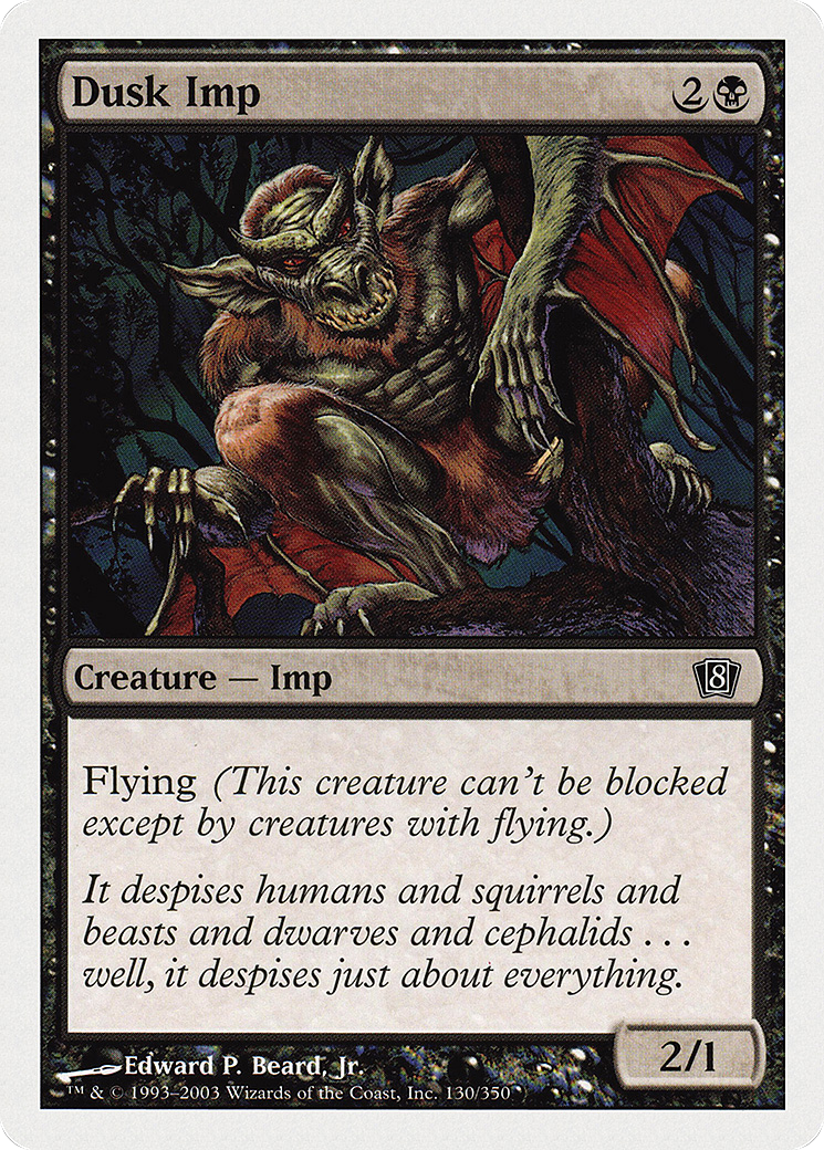 Dusk Imp [Eighth Edition] Foil